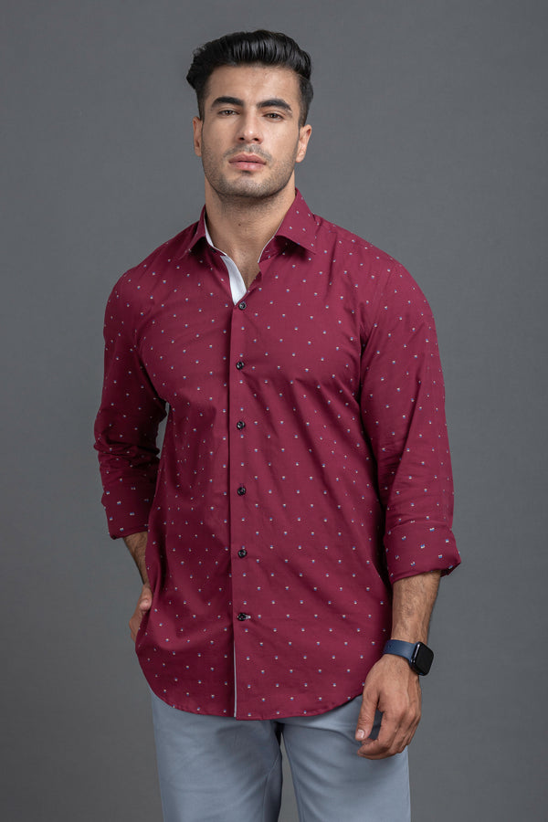 Yacht Shirt in Wine