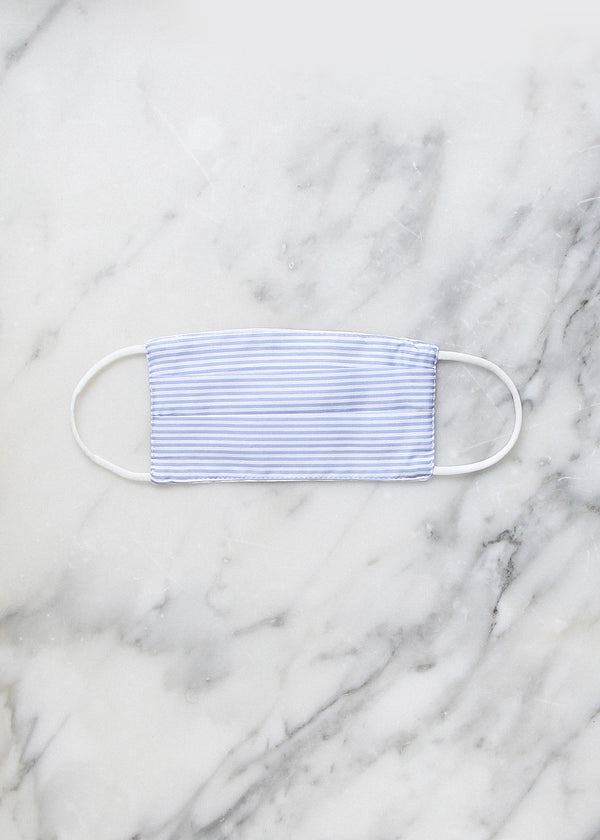 Satin Stripe Face Mask